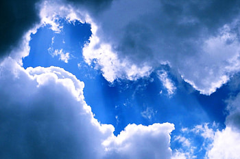 open_sky, blue, white, light, sky, nature, cloud HD wallpaper