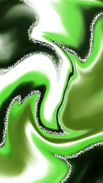 Green marble, art, glitter, silver, designs HD phone wallpaper