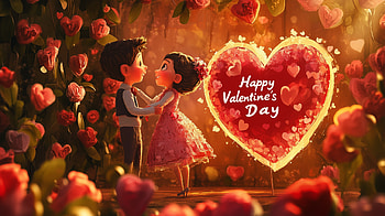 Love Blossoms: Happy Valentine's Day, Happy Valentine's Day, love HD wallpaper