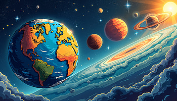 A Stunning Ultra of the Solar System, Solar System, earth, planet, space, galaxy HD wallpaper
