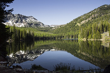 Landscape, Nature, Trees, Mountains, Lake, Reflection, Fir, Spruce HD wallpaper
