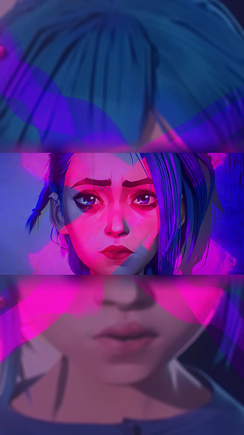 || Jinx ||, Vi, League of Legends, LoL, Arcane, Powder HD phone wallpaper