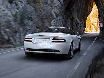 Sports, Auto, Aston Martin, Cars, Rocks, Asphalt, Back View, Rear View, Speed, Style, 2008, Db9 HD wallpaper