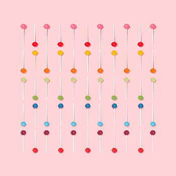Colorful, candies, lollipops, minimal HD phone wallpaper