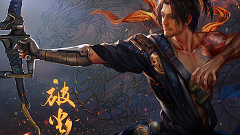 Hanzo, Overwatch art HD wallpaper