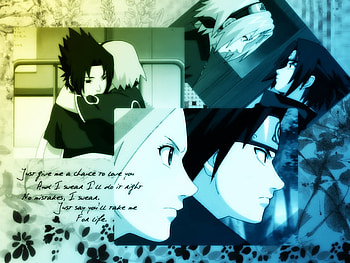 Sakura & Sasuke, colorful, boy, love, cute, girl HD wallpaper