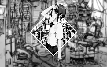 Monochrome, Serial Experiments Lain HD wallpaper
