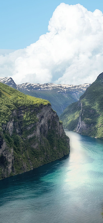 Norway , Stunning fjord views, Nordic landscapes, Captivating backgrounds HD phone wallpaper