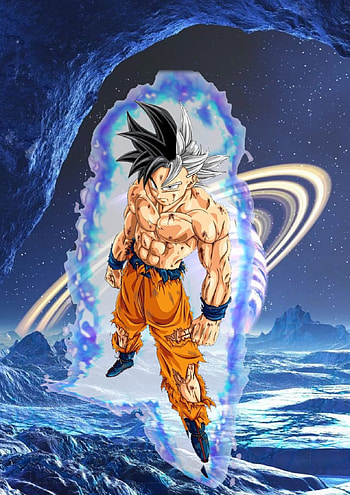 Goku ultra instinto, dbs, anime, goku HD phone wallpaper