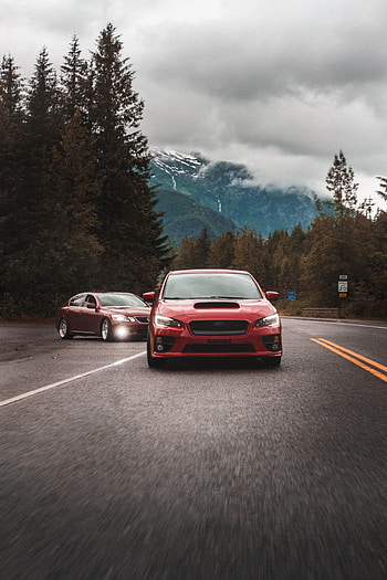 Subaru, Cars, Road, Car, Asphalt, Front View HD phone wallpaper