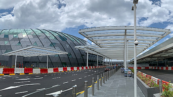 Singapore Changi Airport, Jewel's canopy, Vector foiltec, Architectural design HD wallpaper