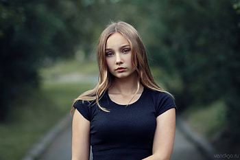 Cute Black Tshit Girl , girls, model HD wallpaper