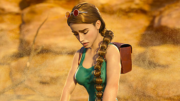Lara Croft Fanart , lara-croft, tomb-raider, games, deviantart HD wallpaper