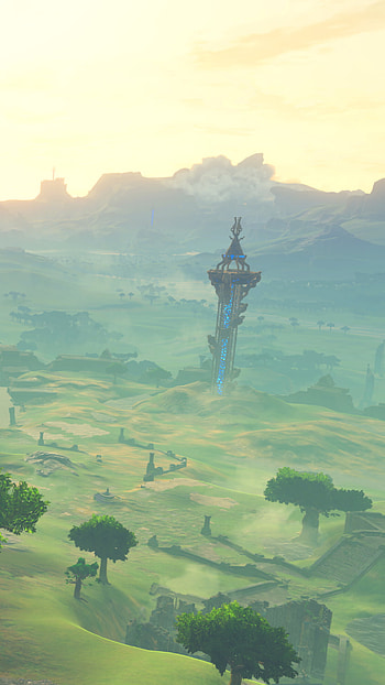 Hyrule Sunrise - Breath of the Wild , video game, The Legend of Zelda: Breath of the Wild HD phone wallpaper