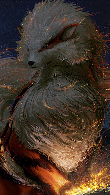 Fiery Arcanine Anime – Dynamic Pokémon Art for Your , Anime, Pokemon HD phone wallpaper