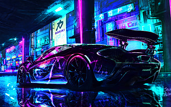 McLaren P1, , tuning, hypercars, artwork, 2021 cars, supercars, Black McLaren P1, McLaren HD wallpaper