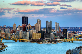 Pittsburgh Skyline, Pittsburgh skyline , High quality HD wallpaper