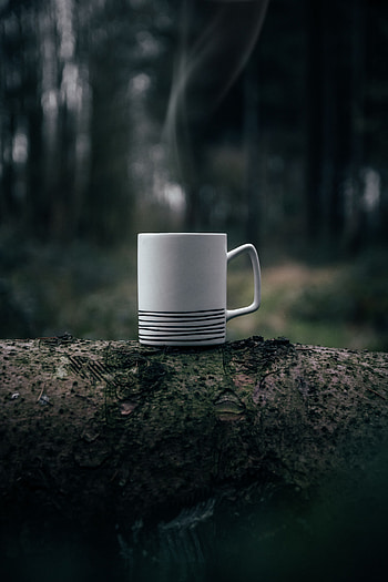 Macro, Miscellanea, Miscellaneous, Cup, Blur, Smooth, Moss, Steam, Mug HD phone wallpaper