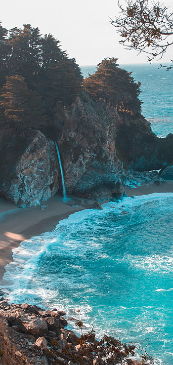 Sea scenery , Captivating nature HD phone wallpaper