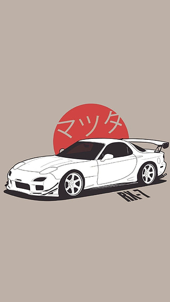 Mazda RX7 FD3S. Car artwork, Jdm , Art cars, Japanese Sports Cars HD phone wallpaper