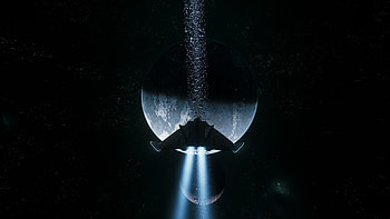 Spacecraft, planet, video game, Star Citizen HD wallpaper