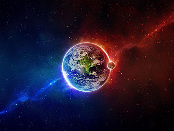 Universe, Balance, Land, Earth, Planet, Elements HD wallpaper