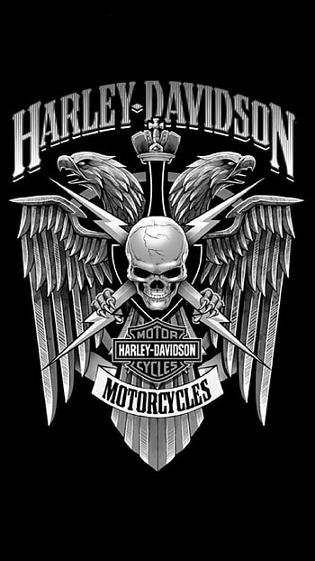 Harley Davidson Logo Black And White harley davidson logos how to draw harley-davidson logo . HD phone wallpaper