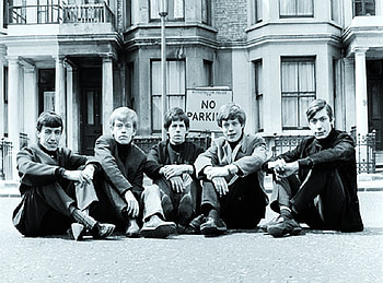 Rolling Stones 1960's (1963), 1963, shoot, first, sitting, 1960s, street, rolling stones HD wallpaper
