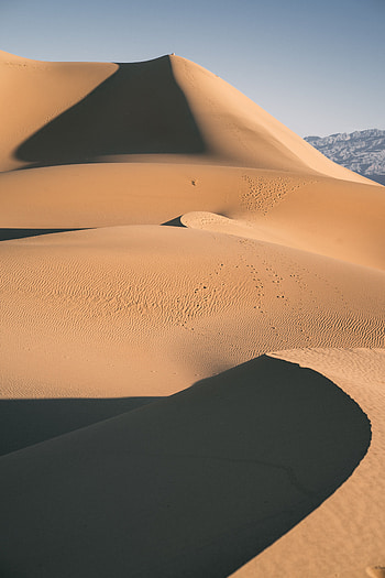 Nature, Sand, Desert, View From Above, Hills, Dunes, Links HD phone wallpaper