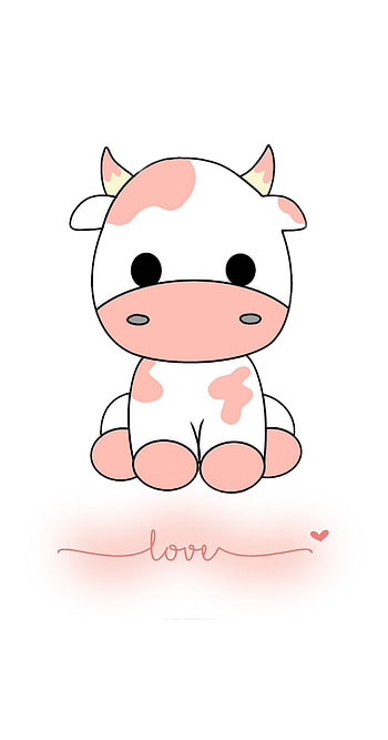 Cow Obsession, animal, farm, nose, pink, adorable, cow, love, cute, happy HD phone wallpaper
