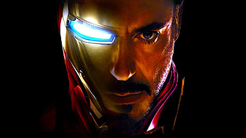 ... Iron Man - Face of Iron Man and Tony Stark (Robert Downey Jr. ... HD wallpaper