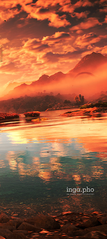 Horizon Forbidden West, sf, ingapho, fiction, beautyful, aloy, hfw, HorizonForbiddenWest, ForbiddenWest, landscape HD phone wallpaper