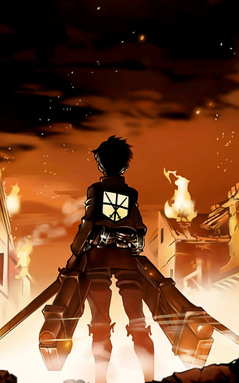 Eren Yeager, Eren Yeager, Anime, Attack on Titan HD phone wallpaper
