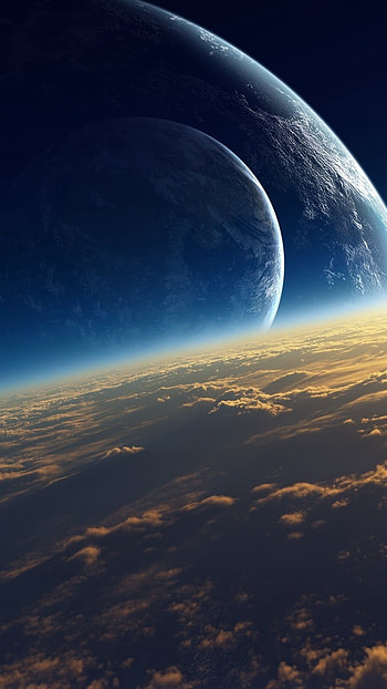 Astic, Sunrise In Space HD phone wallpaper