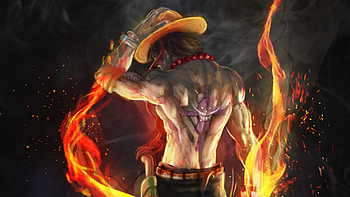 Fire Fist Ace Artwork, artist, artwork, digital-art, deviantart HD wallpaper