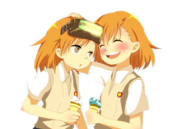 Sisters, imouto, misaka, clone HD wallpaper