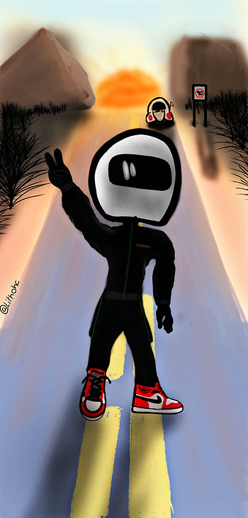 Motos, sol, carretera, runing, puesta HD phone wallpaper