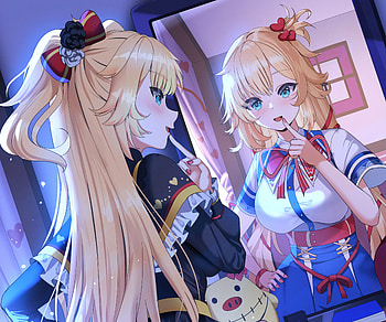 Akai Haato, hololive, Akai Haato, Anime, Virtual Youtuber HD wallpaper