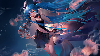 Artwork, Hatsune Miku: Project DIVA HD wallpaper