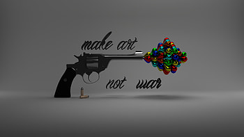 No War, Artistic expression, Peaceful message, Creative resistance HD wallpaper