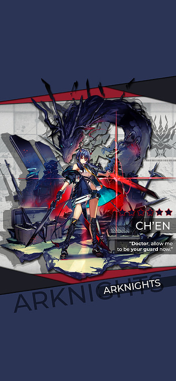 Ch'en Mobile, video game, Arknights HD phone wallpaper