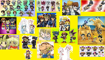 Group-All, kiaba, joey, tea, ishizu, yami, yugioh, tristen, jaden, shadi, syrus, yugi, chazz HD wallpaper