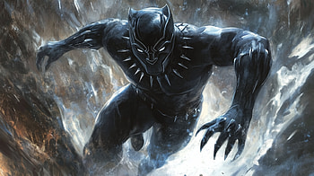 Black Panther - A Bold Superhero Icon, Comic, Black Panther (Marvel Comics), superhero, Dark Superhero HD wallpaper