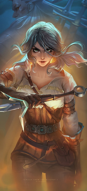 Ciri, Rivia, Witcher, Gerald, Girl HD phone wallpaper