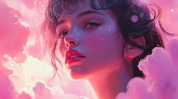 Elegant Woman in Dreamy Ultra, woman, portrait, Digital Art, colorful, fantasy HD wallpaper
