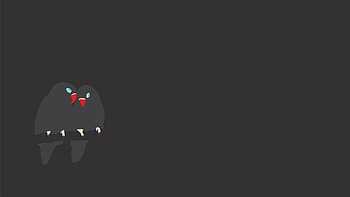 Preview bird, branch, minimalist, design HD wallpaper