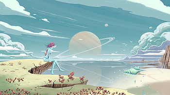 Horizon Fiction , scifi, artist, artwork, digital-art, deviantart HD wallpaper