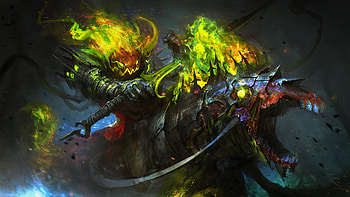 Headless Horseman, Terrifying sight, Phantasmal entity, Menacing presence HD wallpaper