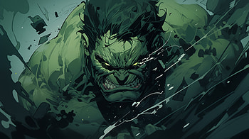 Hulk Fury, Comic, Hulk HD wallpaper