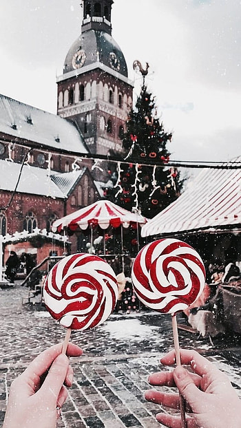 Christmas Aesthetic, Candy HD phone wallpaper